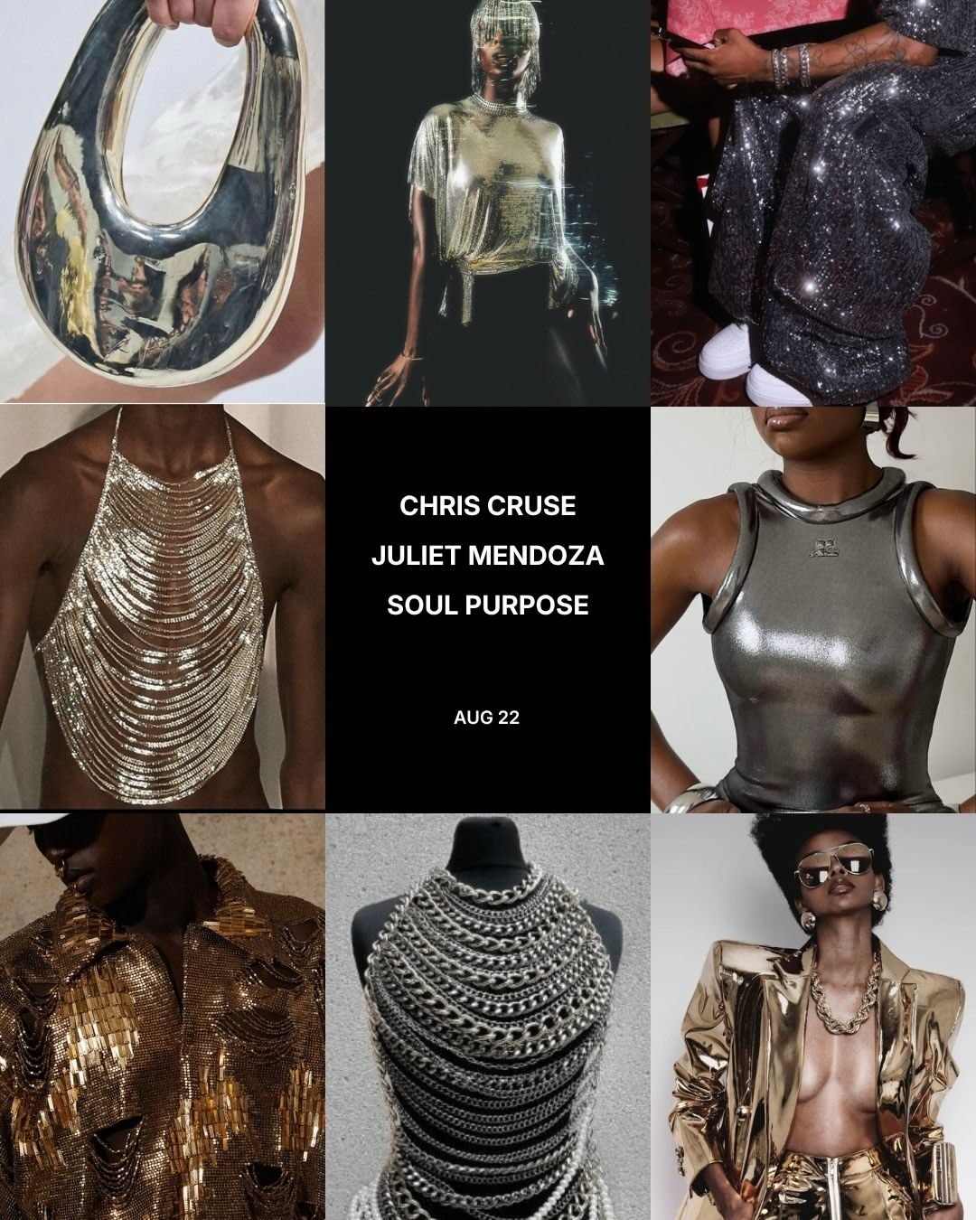 Precious Metals lookbook, look 3